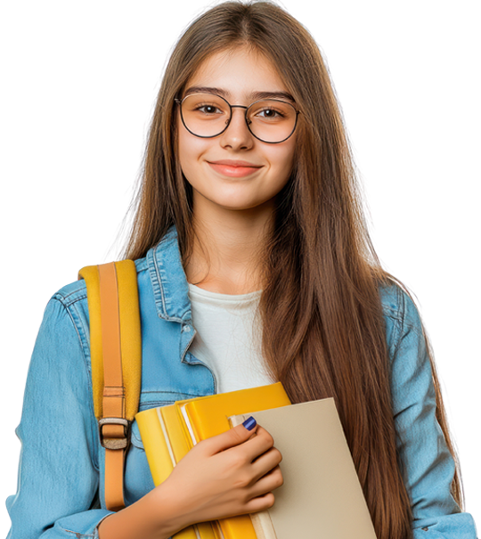 Beeinstein - Home, Student holding books